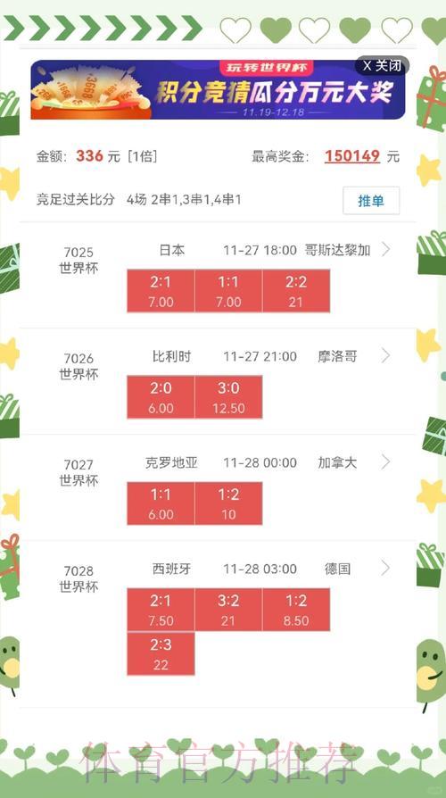 世界杯投注简介